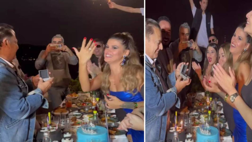 Mehmet Ali Erbil'den 40 yaş küçük sevgilisine evlenme teklifi! Tektaşı görenler ağzı açık baktı "bu ne cömertlik" 3